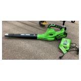 Green Works blower
