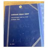 Lincoln head cent collector book --70% full