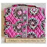 Pink Vera Bradley travel jewelry organizer