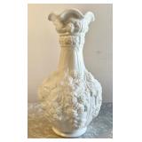 Vintage Imperial milk glass "Loganberry" vase