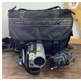 Sony Handycam with bag