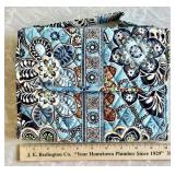 Blue Vera Bradley travel jewelry organizer