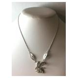 Sterling silver filigree necklace