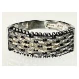 Milor sterling silver ring