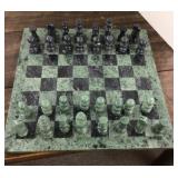 Heavy marble chess set