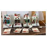 Hallmark caroling cottages