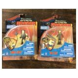2 How to Train Your Dragon figurines