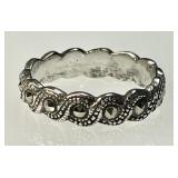Sterling silver marcasite ring