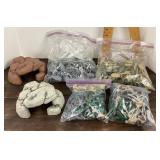 Large group of plastic army men