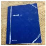 US cents collector book
