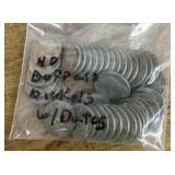 40 Buffalo nickels with dates