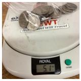 5 oz. bag of 1950s nickels