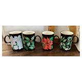 4 Dunoon holiday coffee mugs
