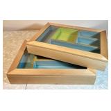 2 Container Store jewelry organizer boxes