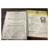 Vintage appliance service manuals