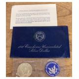 1972 uncirculated Eisenhower silver dollar