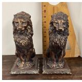 Lion bookends