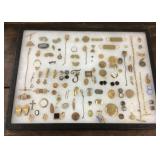 Riker box full of costume jewelry