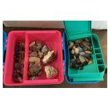 Storage box of minerals