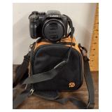 Panasonic Lumix FZ47 digital camera with bag