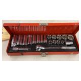 1/2" standard drive socket set