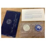 1974 Eisenhower uncirculated silver dollar