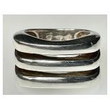 Heavy sterling silver ring made in India