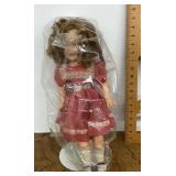 17" doll with stand
