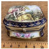 Limoges porcelain trinket box