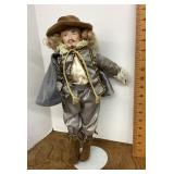 Musketeer type doll on stand