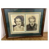 2 autographed original photos