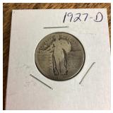 1927-D standing liberty quarter