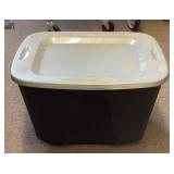 18 gallon storage tote with lid