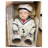 NEW baby doll in sailor suit