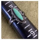 Sterling and turquoise ring