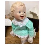 NEW Knowles baby doll 10" tall "Jessica"