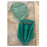 Entrenching tool in pouch