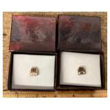 2 gold filled service pins