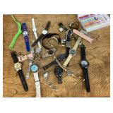 Large lot of watches