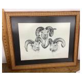 Signed Doug Lindstrand wildlife print