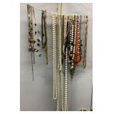 Costume jewelry necklaces
