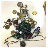 Religious jewelry lot