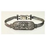 Sterling silver bracelet signed CFJ