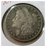 1901-O Morgan silver dollar
