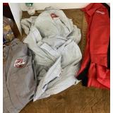 5 Coca-Cola work shirts Size 17-17.5