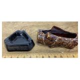 Smirnoff ashtray and pottery planter