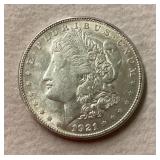 1921-S Morgan silver dollar