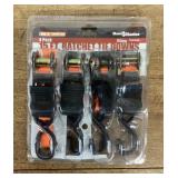 4 pack ratchet tie downs
