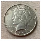 1922 Peace dollar