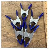 5 Irwin spring clamps